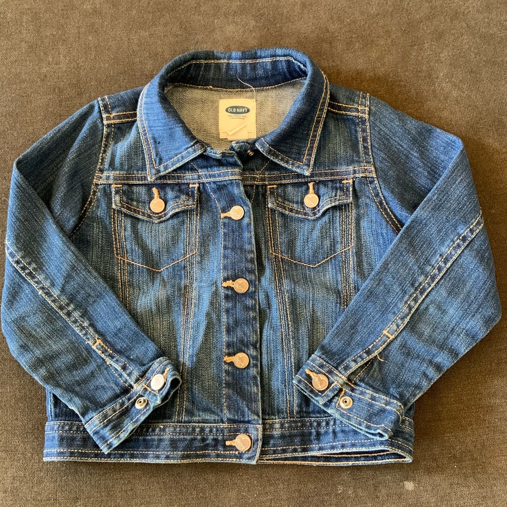 Old Navy girls denim jacket size 4t